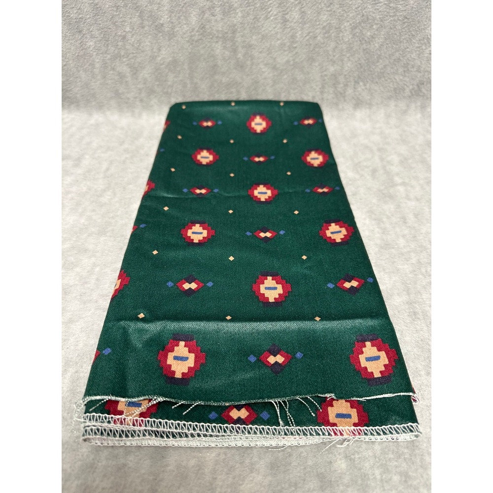 Waverly Tundra 27x54 Fabric Crafting Green Southwestern Geometric Cotton Print